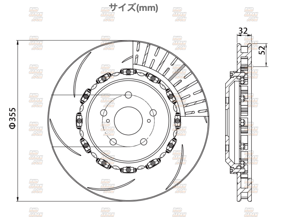 Blitz Big Caliper Brake Kit II 6Pot Racing Front - BRZ ZC6 ZD8 86